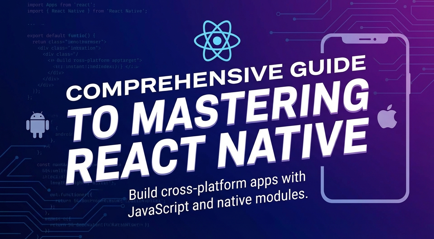 Comprehensive React Native Development: From Basics to Advanced CGT