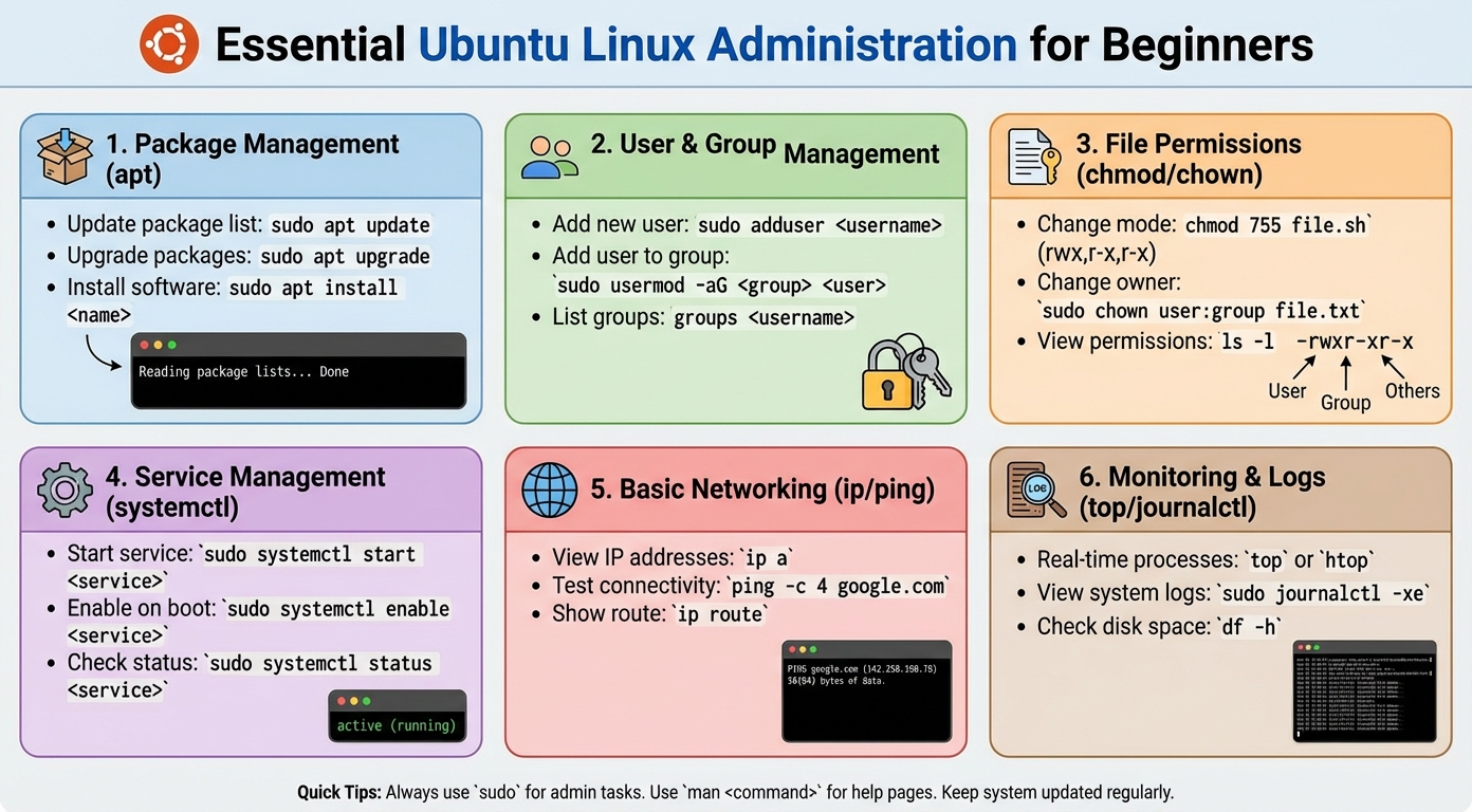 Essential Ubuntu Linux Administration for Beginners EUL